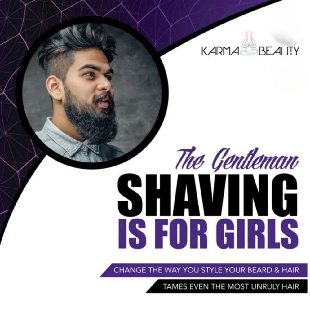 🆕️🆑️ Karma Beauty Gentlemen Beard Straightening Brush With Anti-Scald Bristles - Picture 6 of 11